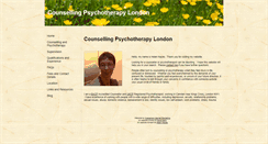 Desktop Screenshot of counselling-psychotherapy-london.co.uk