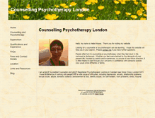Tablet Screenshot of counselling-psychotherapy-london.co.uk